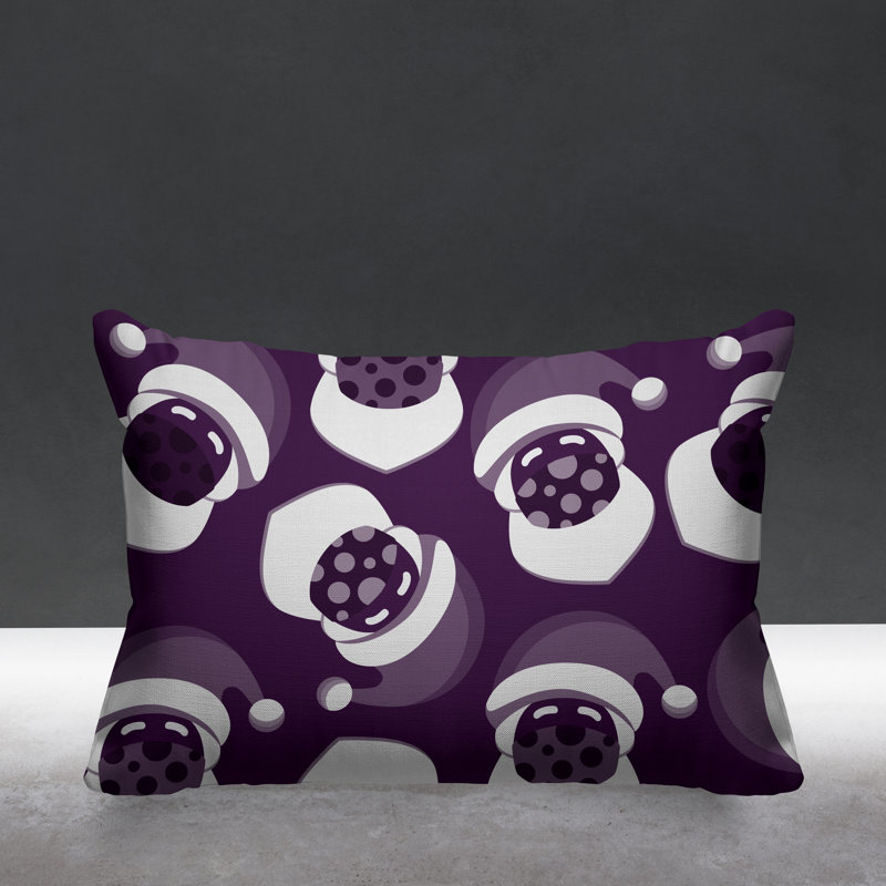 Coussin intérieur / extérieur Santa Claus, Mauve