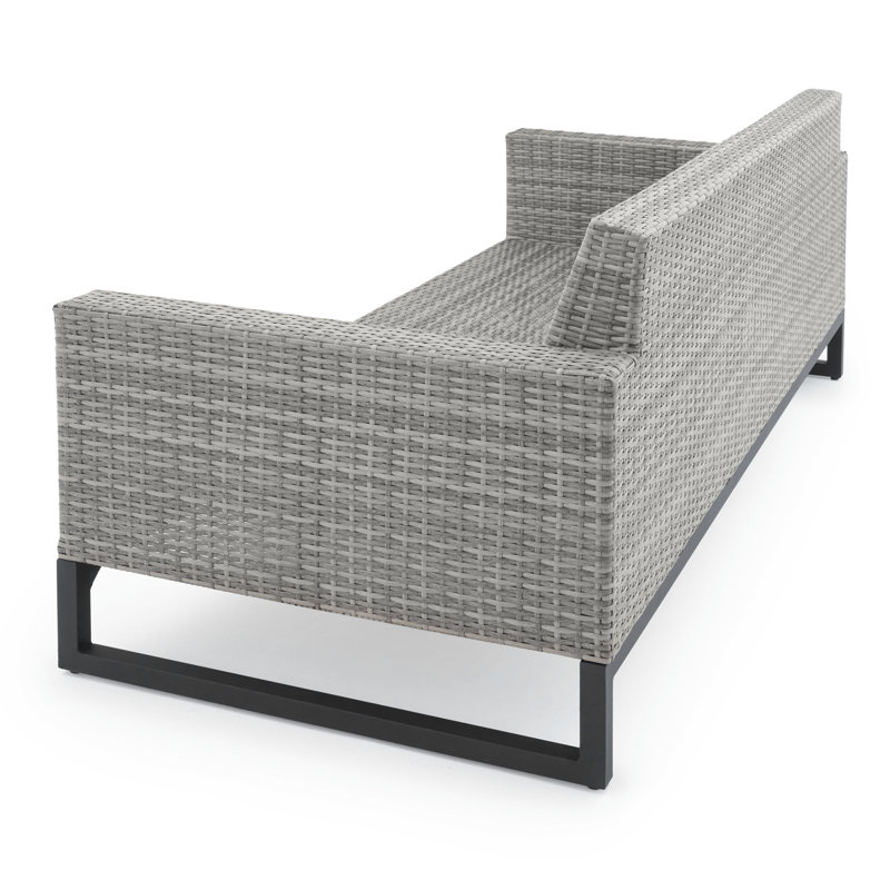Sunbrella Outdoor 78In. Sofa - Grey, Maxim Beige, Gray