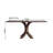 Whittany Modern Matte Ash Wood Rock-Plate Dining Table-266493893