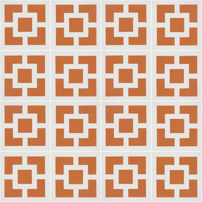 Zephyr 8" x 8" Cement Patterned/Concrete Look Wall & Floor Tile