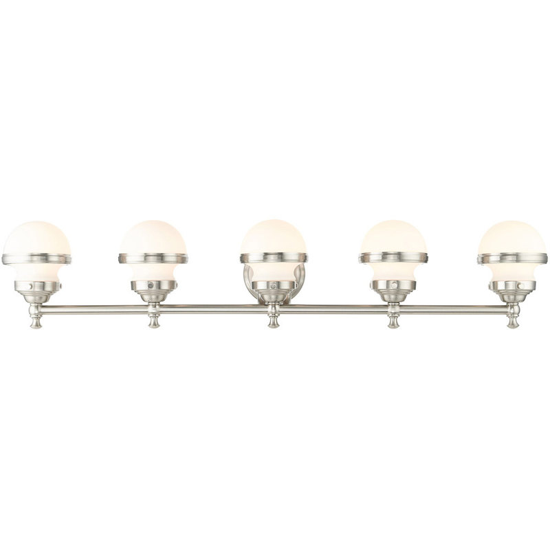 Midtown 5 - Light Vanity Light, Brushed Nickel