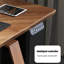Bureau debout rectangulaire en bois massif noyer-873900256