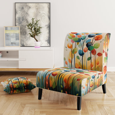 Fauteuil de chambre Abstract Botanicals