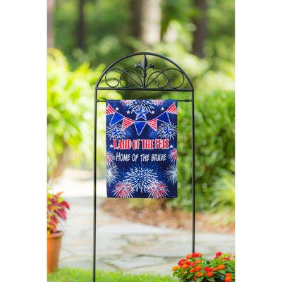 Land de la suède de 18 côtés 18 x 12,5 po drapeau de jardin