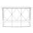 Hilkea 45.5'' Glass Top Console Table