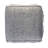 18" Gray Wool Ottoman