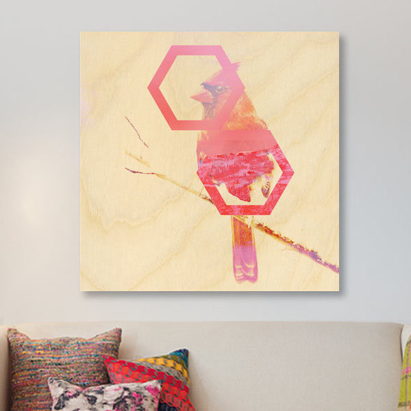 «Look for Love» par 5by5collective, impression sur toile tendue, H 37 po x l 37 po x P 1,5 po, Toile tendue, Pas de tapis