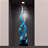 26.57"Resin blue-shaped unique art piece