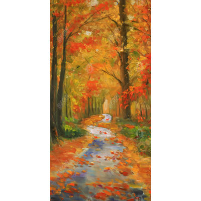 Autumn trail - 15.75"x31.50" Desk mat