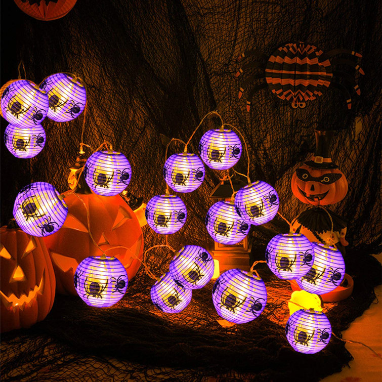 20-Lights LED Halloween String Light, Pumpkin Light for Festival Decoration The Holiday Aisle