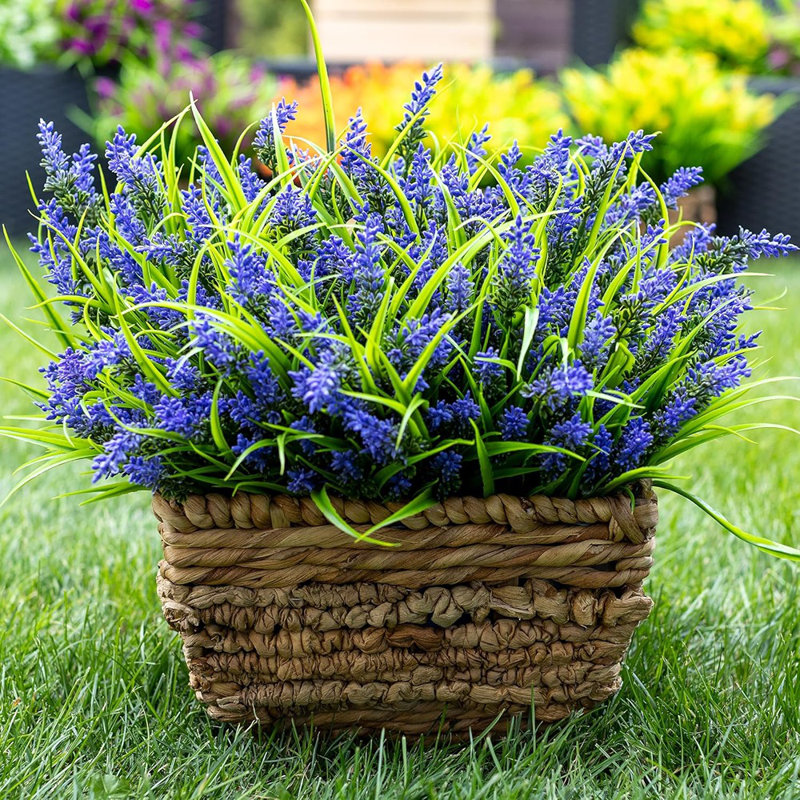 Fleurs artificielles pour les décorations d'extérieur - 20 paquets Faux ...