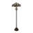 LIAISON Otisfield Tiffany-Style 3-Light Antique Dark Bronze Double Lit Floor Lamp 18" Shade
