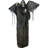 Haunted Hill Farm 63 In. Life-Size Skeleton Reaper with Wings, Poseable Halloween Animatronic with Touch Activated Lights and Sound