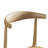 Solid wood dining chair comfortable back home