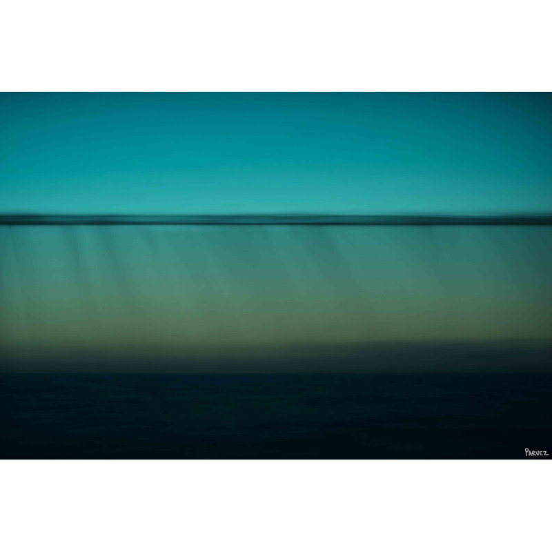 « de pacifique pacifique » par parvez taj,-impression sur toile tendue, H 16 po x l 24 po x P 1,5 po