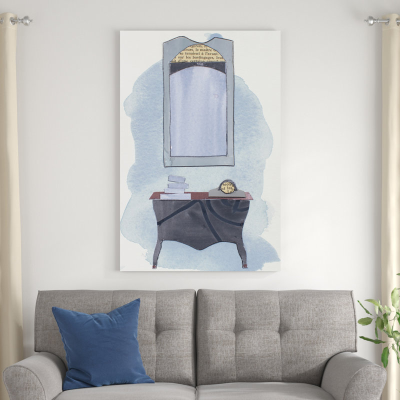 Chateau Interior II, H 48 po x l 32 po x P 1,25 po