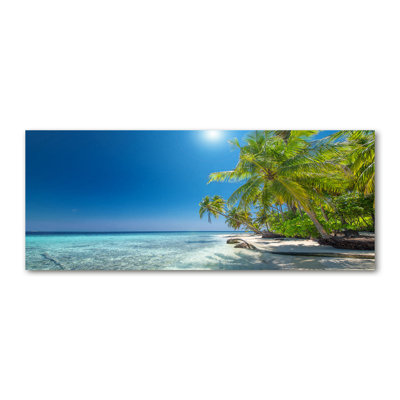 Maldives Beach - Wrapped Canvas Print