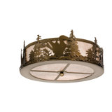 Rustic Lodge 2 - Light Flush Mount