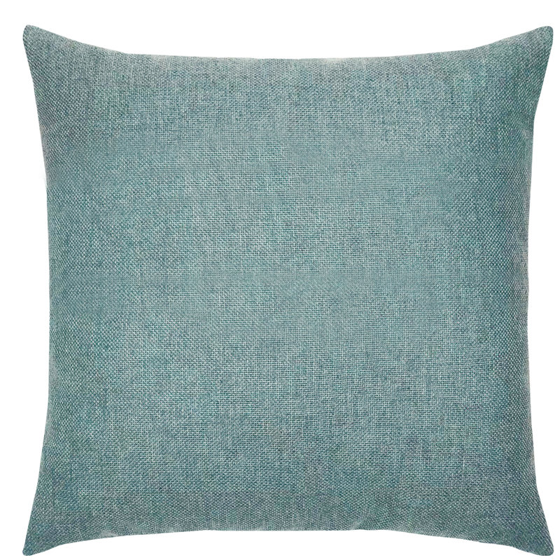 Micro Fringe Outdoor Square Sunbrella® Pillow Cover & Insert, Square 20", Carbon