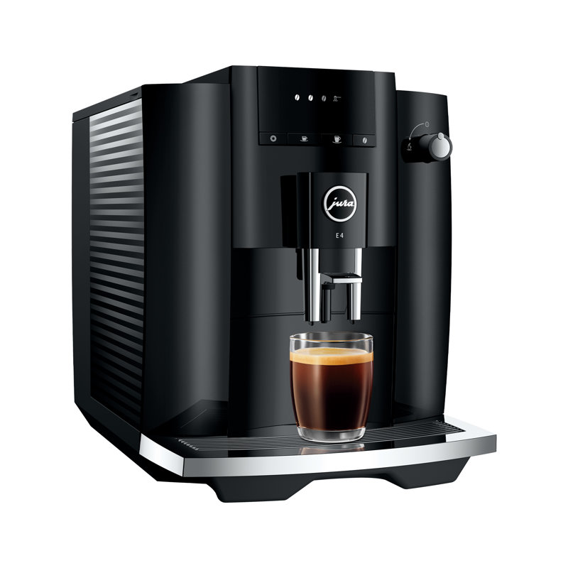JURA E4 Fully Automatic Coffee & Espresso Machine, Piano Black