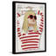 Trendy Red Top by Parvez Taj - Single Picture Frame Painting-46373199