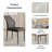 5-Piece Oval Dining Table Set With 4 Modern Chairs For Dining Room-2119285153