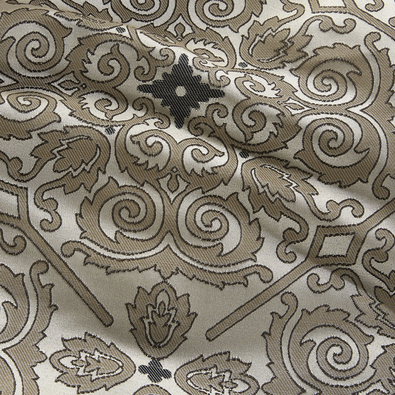 Ensemble d'édredon en jacquard avec coussins décoratifs 7 pièces Cal King