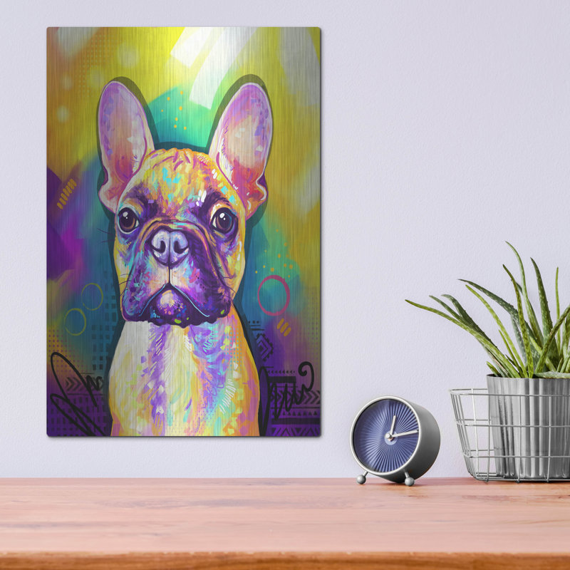 «Pop Art French Bulldog» par Furbaby Affiliates, H 16 po x l 12 po