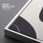 «Pink & Dark Shapes With Line», cadre flottant, impression sur toile-63354210-63354211