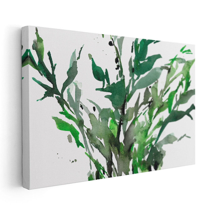 Just the Leaves II - reproduction d'art sur toile, H 32 po x l 48 po