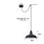 Atticus 1 - Light Black Single Pendant