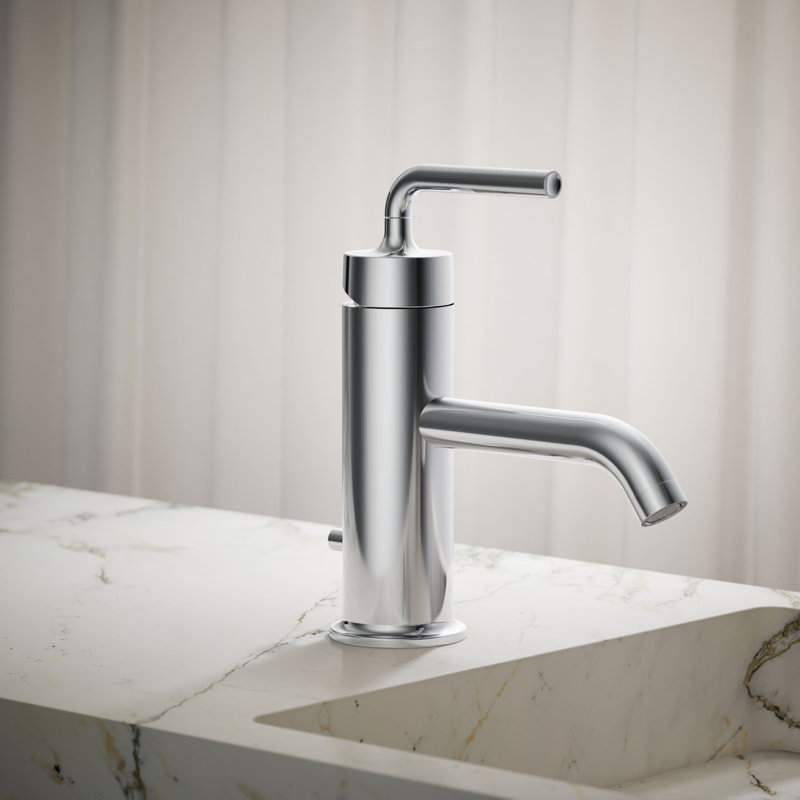Purist Single Hole Bathroom Faucet, Polished Chrome
