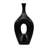 Ethean Decorative Stoneware Ceramic Vase with Sculptural Modern Silhouette and Textured Oval Body for Contemporary Display Appeal-1867914534