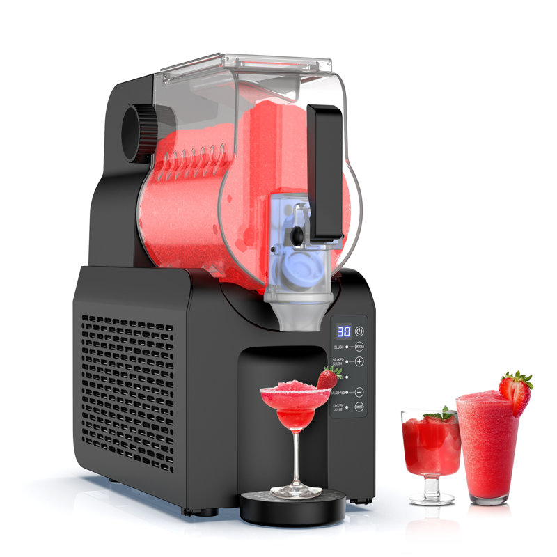 Machine à boue, 88 oz Machine à Slushy pour la maison, aucune glace nécessaire, machine à Slushie avec épaisseur de Smoothie réglable
