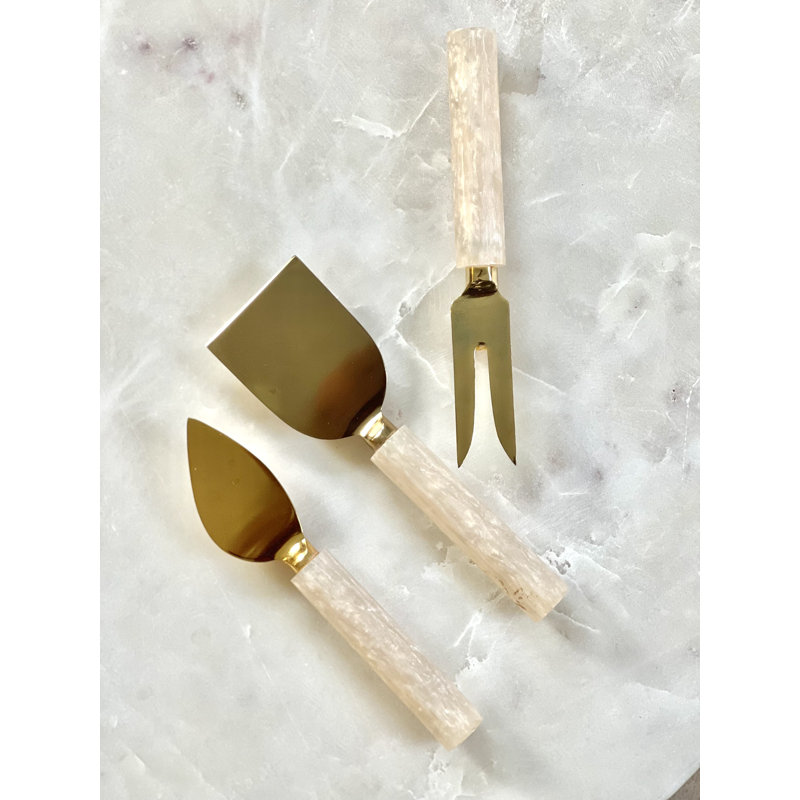 Dietgar 3 Piece Stainless Steel Cheese Serving Set