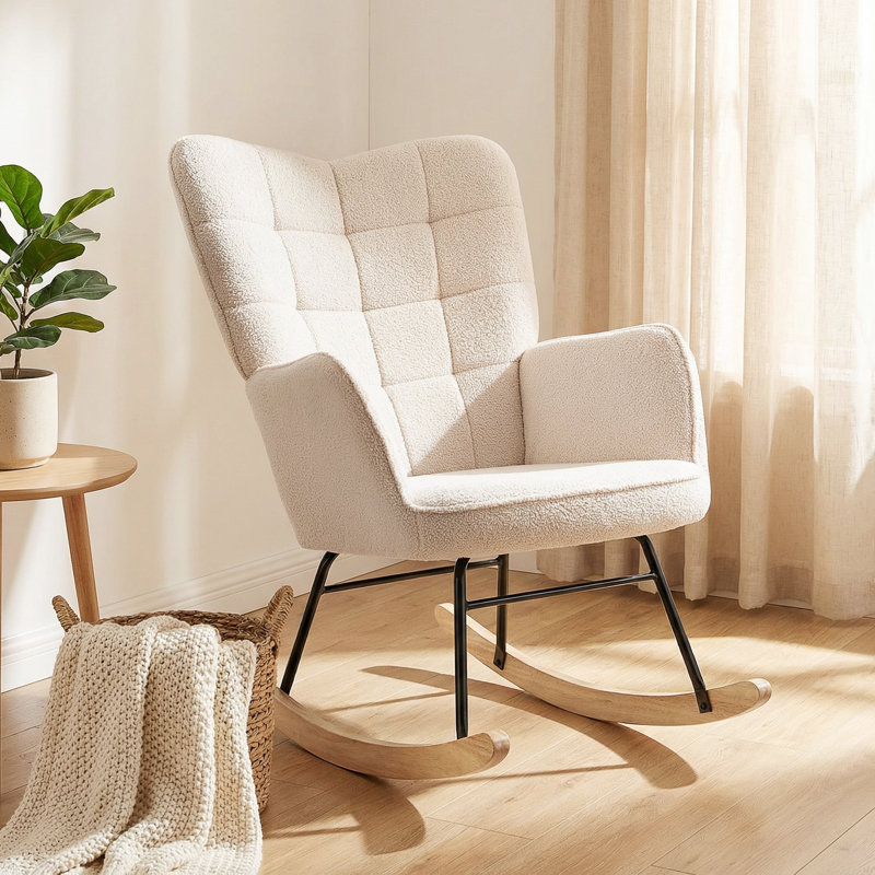 Nikia Rocking Chair, Beige