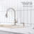 Built In Sink Soap Dispenser Or Lotion Dispenser For Kitchen Sink, ABS Pump Head, With 17 Ounce PET Large Soap Bottle-112478450