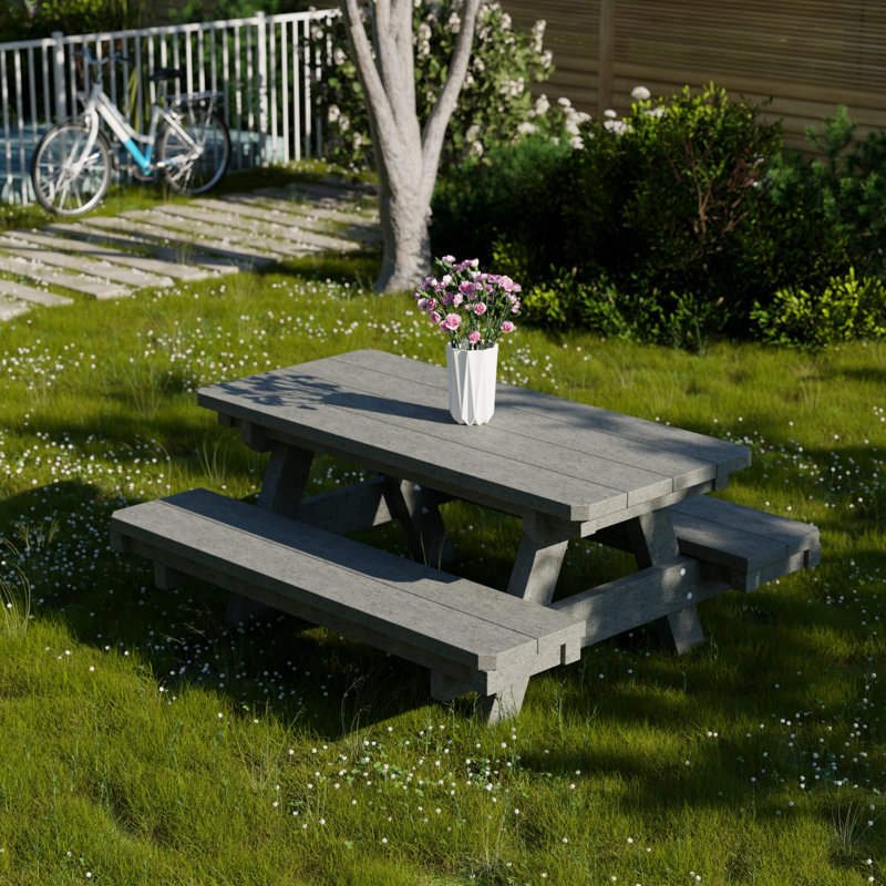 Heritage Child's Picnic Table, Dark Gray