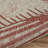 Weilers Floral Red/Gray Indoor / Outdoor Power Loomed Area Rug-29144634