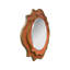 Miroir rond festonné Ethan - orange-711912271