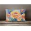 Chrysanthemums in Watercolor Fabric Decorative Pillow
