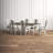 Colchester 6 - Person Extendable Four Leg Dining Set-124174556-124174555