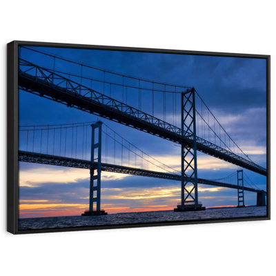 Chesapeake Bay Bridge At Dawn Canvas Print