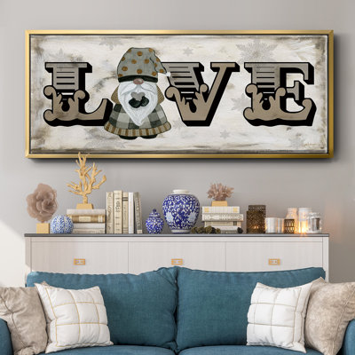 «Winter Wonderland Friend Love», toile encadrée