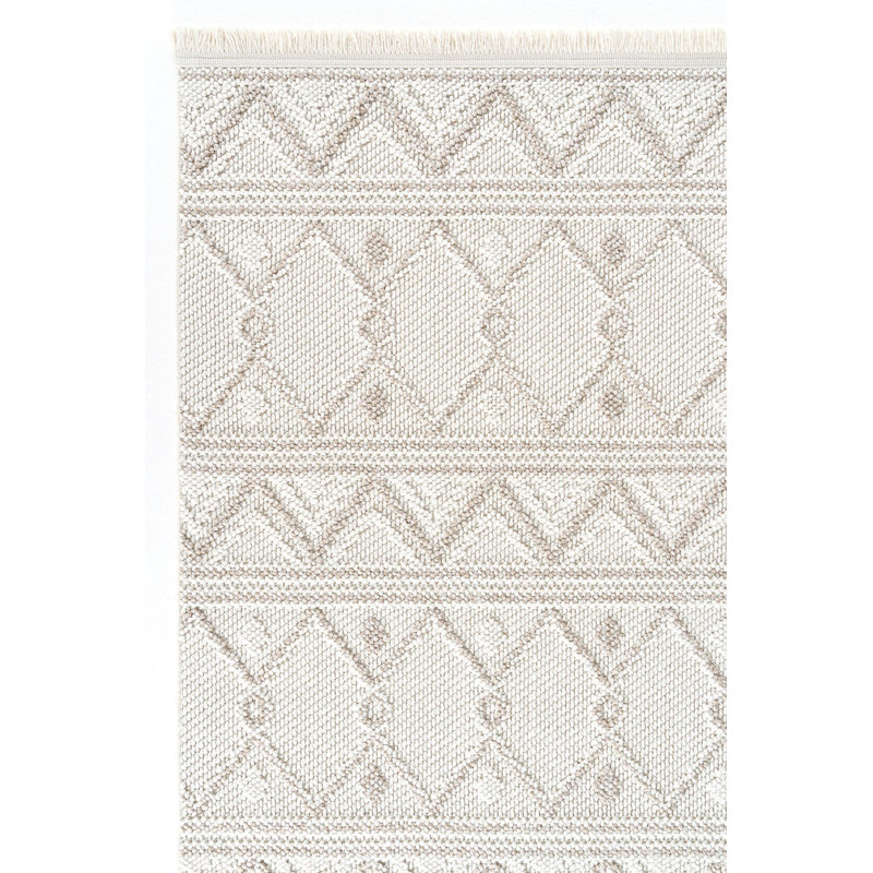 Afet Machine Made Indoor / Outdoor Area Rug, Rectangle 5'3" x 8'2"