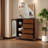 Modern solid wood multi-purpose accent cabinet