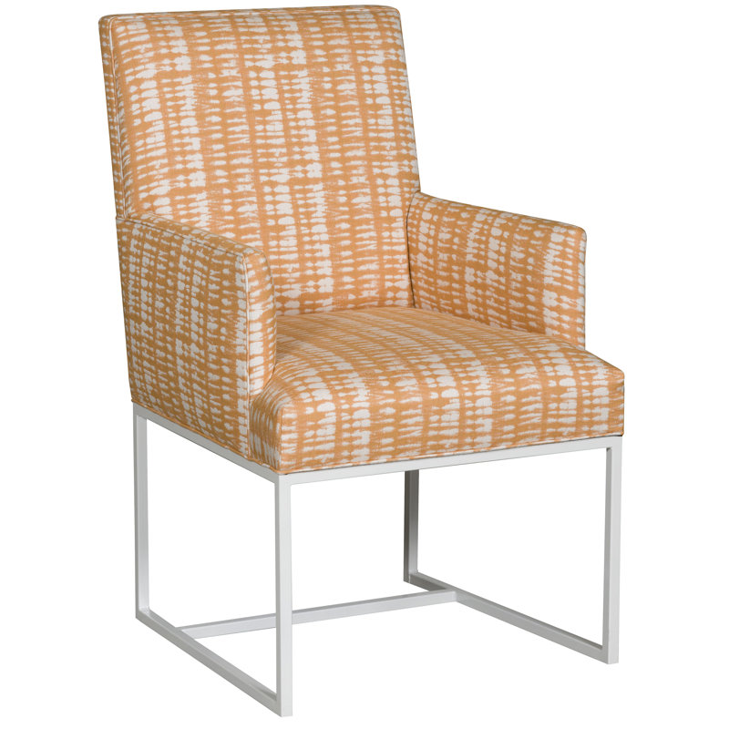 Michael Weiss Outdoor Lounge Chair, Kramer Lace Polyester, White