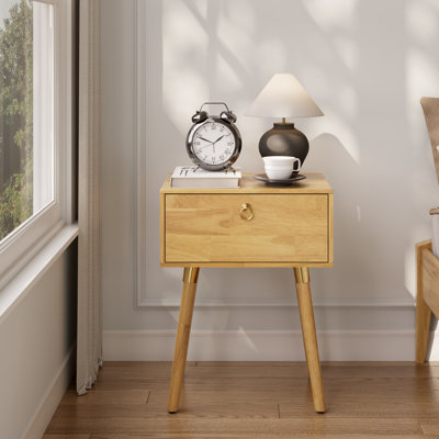 Alden Solid Wood 1-Drawer Nightstand