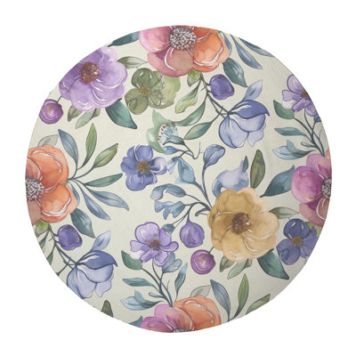 Tapis tressé Blooming Vines