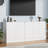 Buffet Cabinet With Storage, Coffee Bar Cabinet With 3 Doors And Adjustable Shelf, Modern Kitchen Buffet Sideboard For Living Room, Kitchen, White-654591179